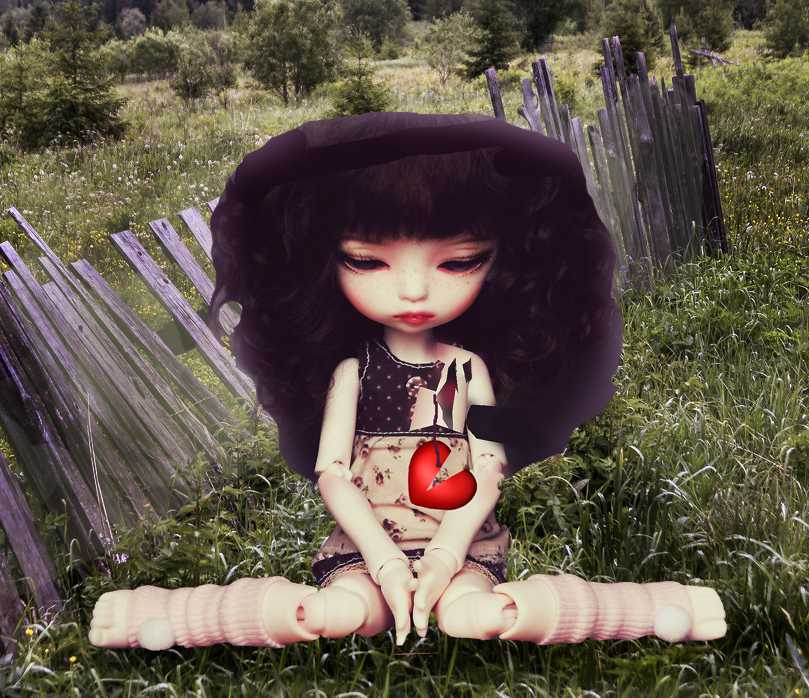 Broken doll