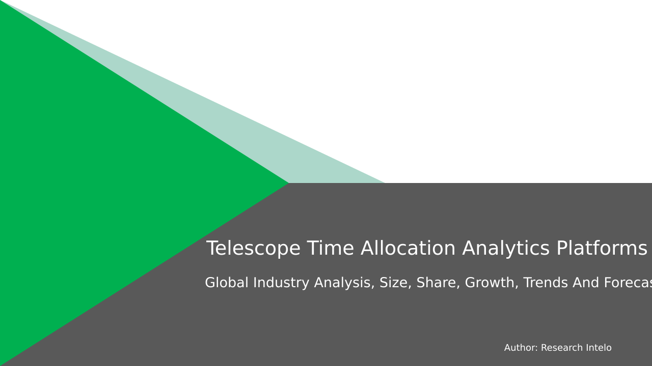 Telescope Time Allocation Analytics Platforms Market Research Report 2033